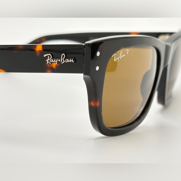 By Ray-Ban Tortoise RB2383 Polarized Sunglasses Brown Lens 2025 Mr Burbank - Picture 2 of 13